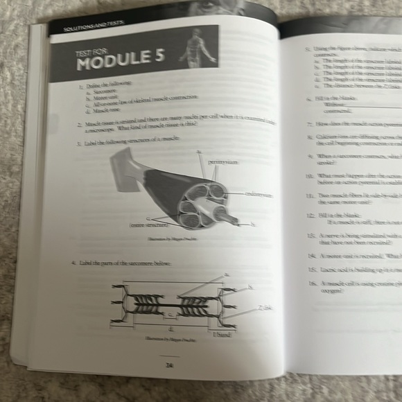 Advanced Biology: The Human Body,Solutions & Test book,2nd edition - Picture 2 of 3